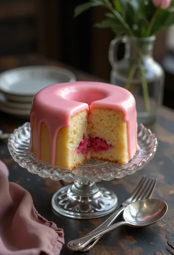 Klasická punčová torta s lesklou polevou