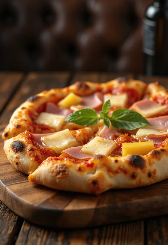 Pizza Hawaii s ananásom a šunkou