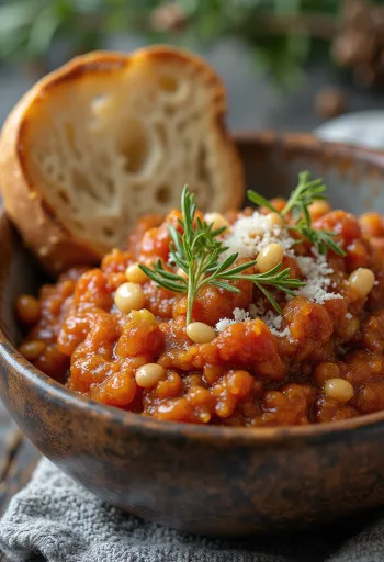 Servírované pesto zo sušených paradajok