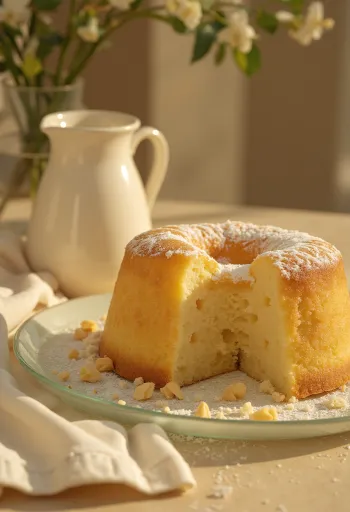 Bezlepková marcipánová torta nakrájaná na rezy