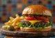 Angus hovädzí hamburger s čerstvými surovinami