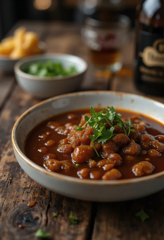 Pikantná tamarindová omáčka podávaná s grilovaným mäsom