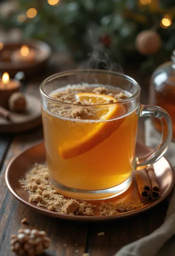 Muškátový cider v hrnčeku