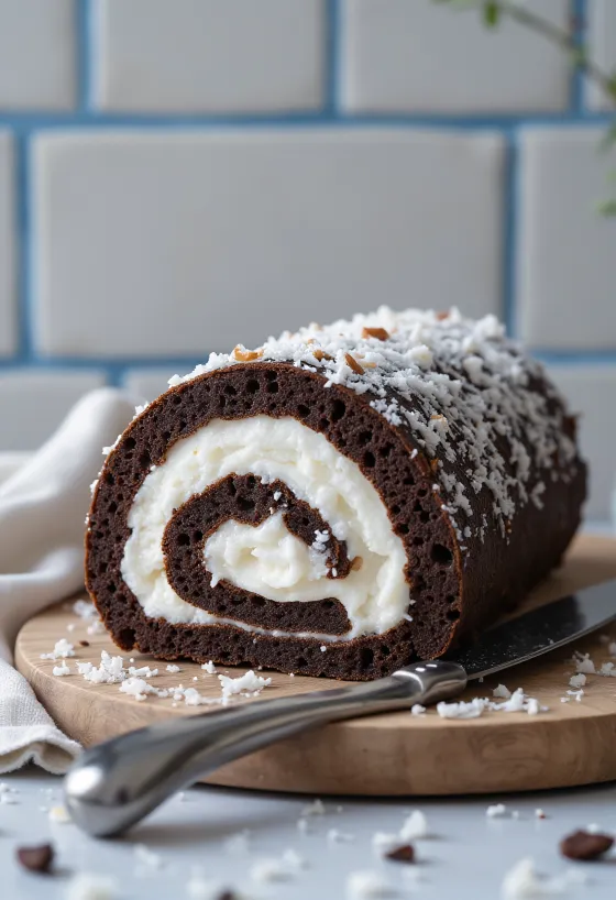 Kokosová roláda podľa domáceho receptu