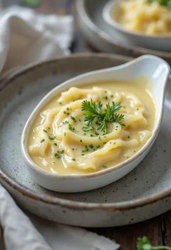 Omáčka z bieleho vína s estragónom servírovaná s grilovaným kurčaťom