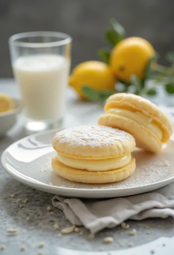 Citrónovo-vanilkové linecké servírovanie