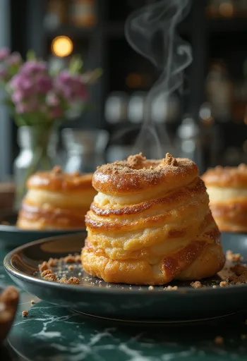 Domáci trdelník obalený v škoricovom cukre