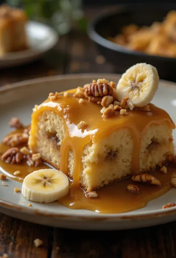 Karamelovo-banánová torta so zdobením