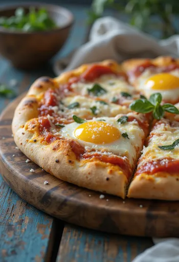 Pizza alla Parmigiana s baklažánom a parmezánom