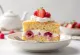 Jednoduchá šľahačková torta servírovanie