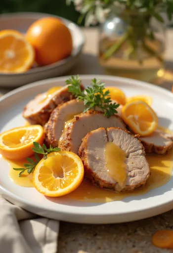 Kačacie prsia na pomarančoch