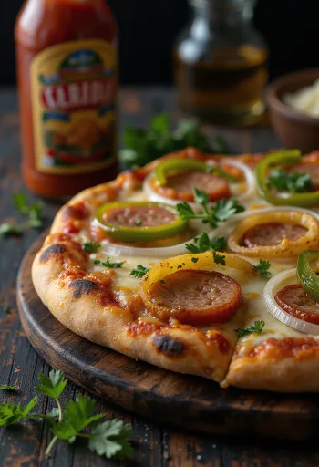 Pizza Carioca s brazílskym syrom a údenou klobásou