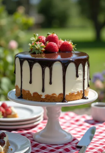 Drip cake torta s čokoládovou ganache