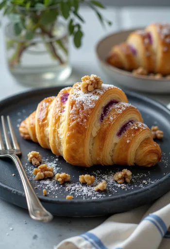 Croissanty s figovým krémom