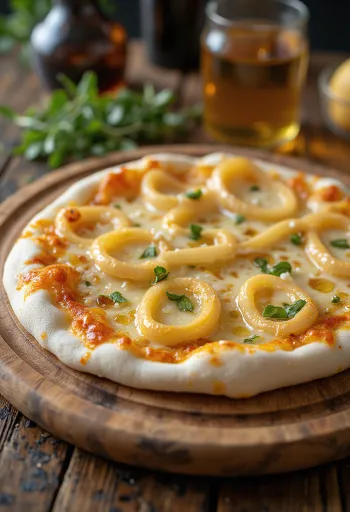 Pizza ai Cipollotti s jarnou cibuľkou a syrom
