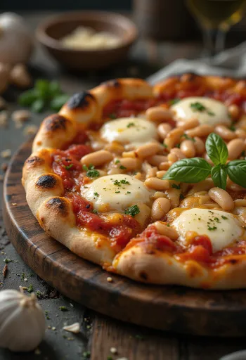 Pizza ai Fagioli s fazuľou a syrom