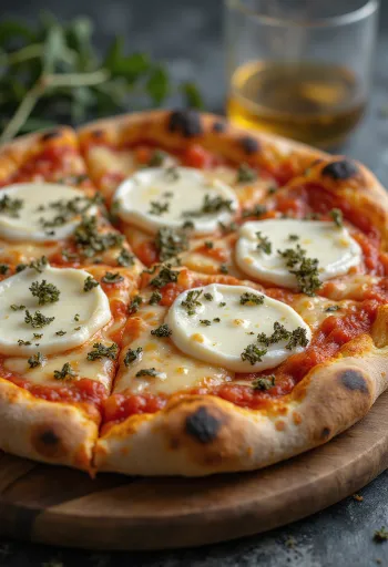 Pizza ai Formaggi di Capra s kozími syrmi a mozzarellou